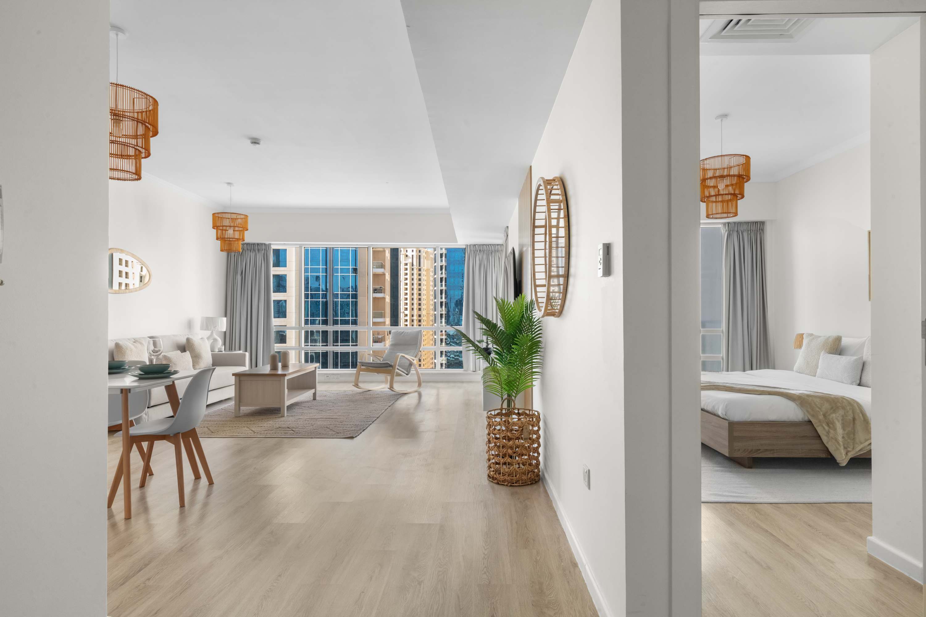 Superb Marina Views - sleeps 5 | Dubai Marina